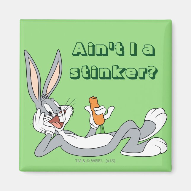 KRYP BUNNY™ Ljuger ner matmorot Magnet (Framsidan)