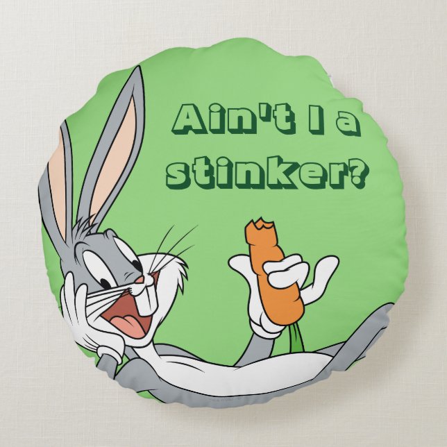 KRYP BUNNY™ Ljuger ner matmorot Rund Kudde (Baksidan)