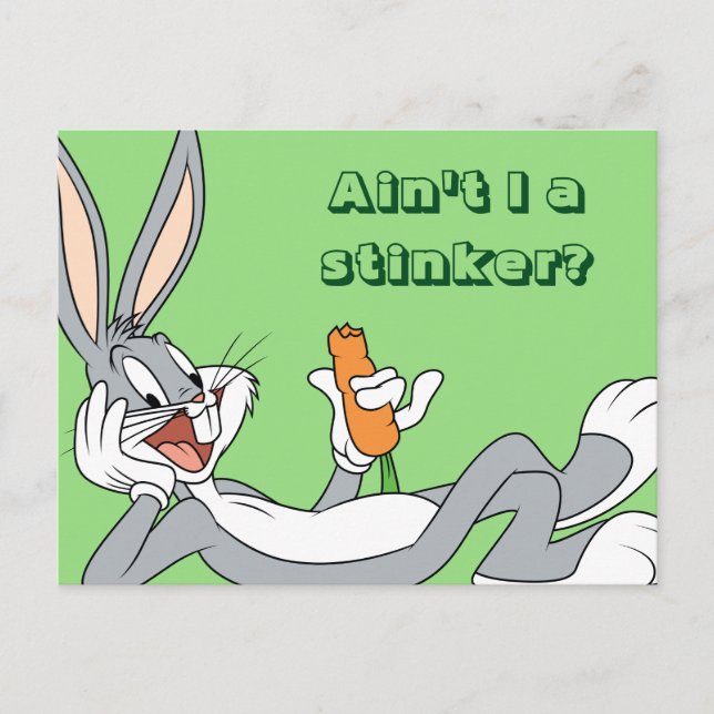 KRYP BUNNY™ Ljuger ner matmorot Vykort (Framsida)