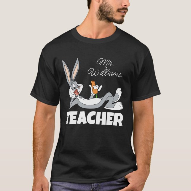 KRYP BUNNY™ Ljuger ner matmorotlärare T Shirt (Framsida)