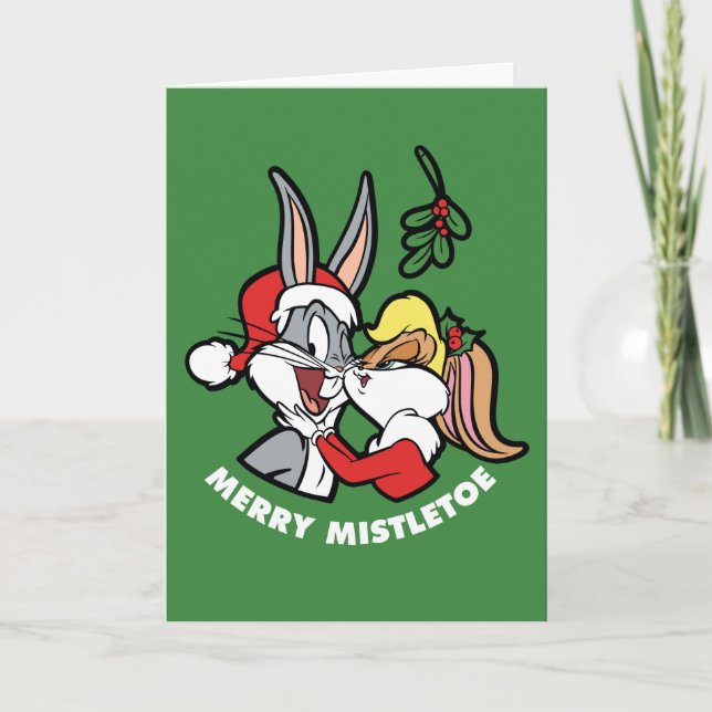 KRYP BUNNY™ & Lola "Merry Mistletoe" Helgkort (Framsida)
