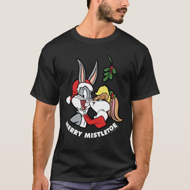 KRYP BUNNY™ & Lola "Merry Mistletoe" T Shirt (Framsida)
