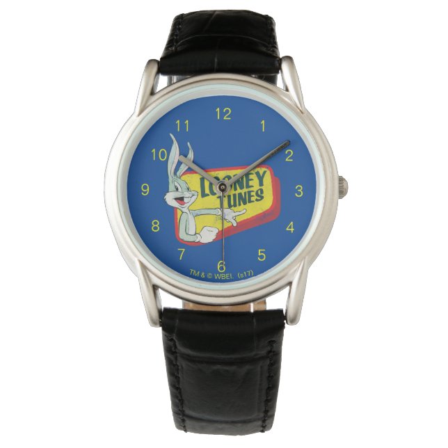 KRYP BUNNY™ LOONEY TUNES™ Retro Patch Armbandsur (Framsida)