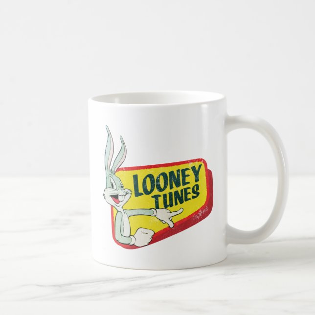 KRYP BUNNY™ LOONEY TUNES™ Retro Patch Kaffemugg (Höger)