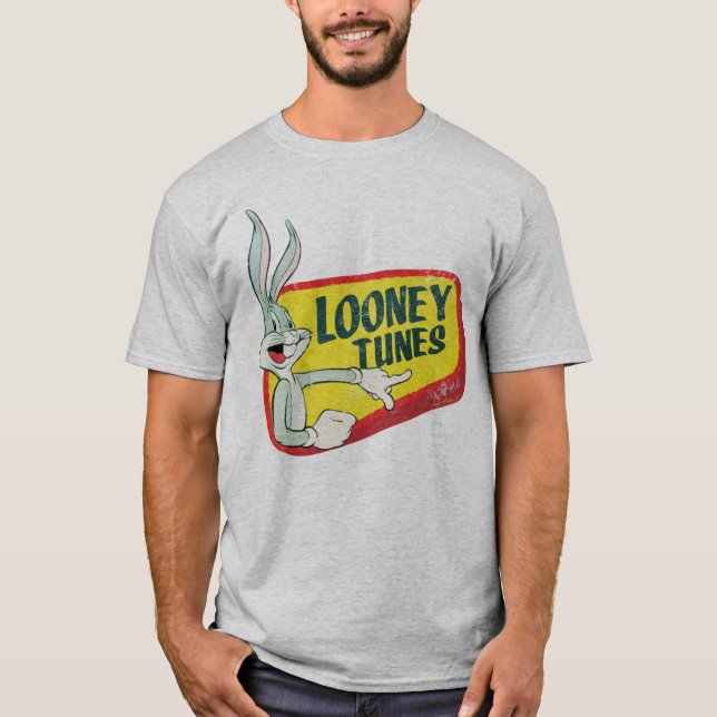 KRYP BUNNY™ LOONEY TUNES™ Retro Patch Tee (Framsida)