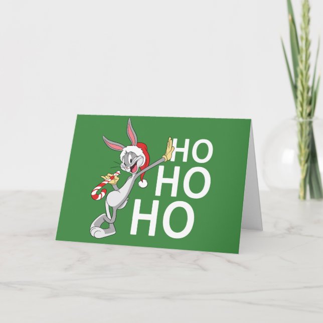 KRYP BUNNY™ med Candy cane Helgkort (Framsida)