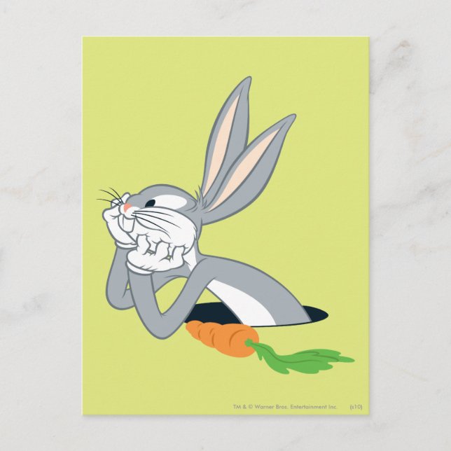 KRYP BUNNY™ med morot Vykort (Framsida)