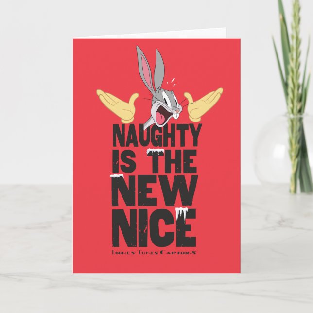 KRYP BUNNY™ "Naughty is the New Nice" Helgkort (Framsida)