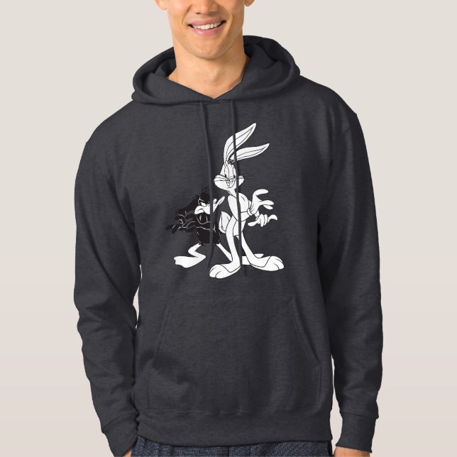 KRYP BUNNY™ och DAFFY ANKA™ Hoodie (Framsida)