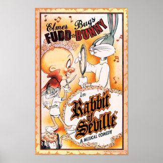 KRYP BUNNY™ och ELMER FUDD™ Musical Poster
