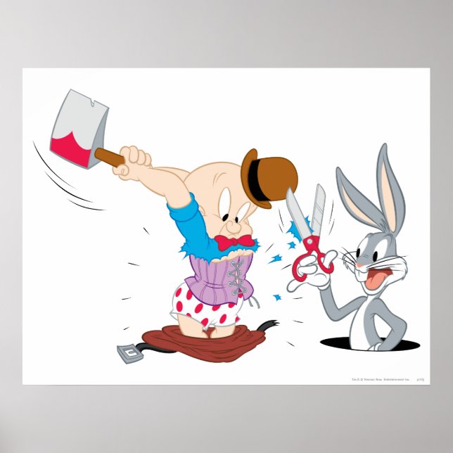 KRYP BUNNY™ och ELMER FUDD™ Poster (Framsidan)