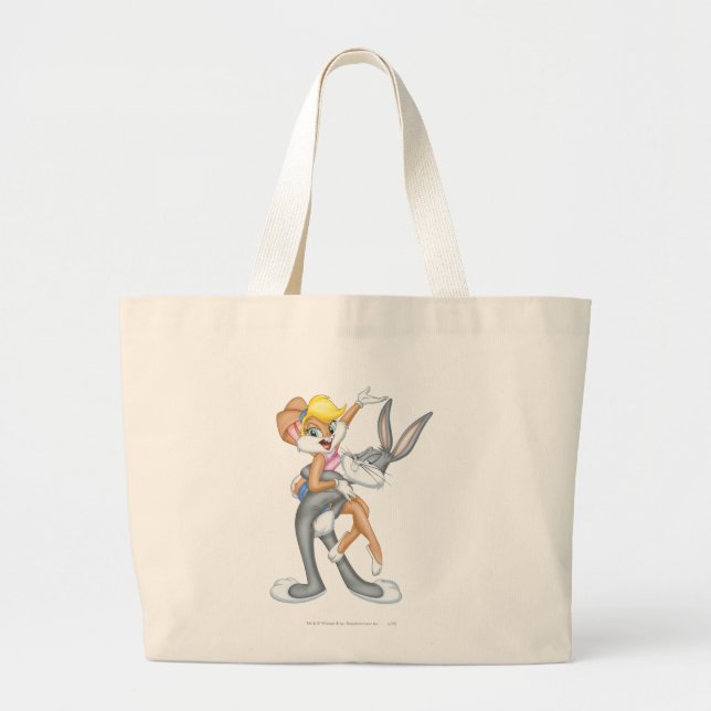 KRYP BUNNY™ och Lola Bunny 2 Jumbo Tygkasse (Framsidan)