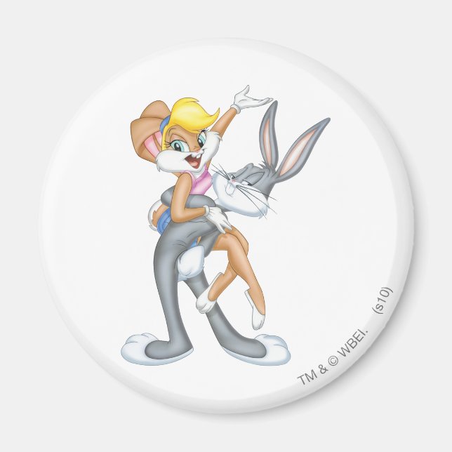 KRYP BUNNY™ och Lola Bunny 2 Magnet (Framsidan)