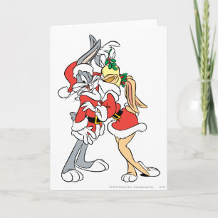 KRYP BUNNY™ och Lola Mistletoe Kiss Helgkort
