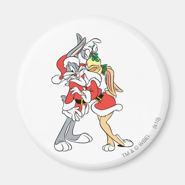 KRYP BUNNY™ och Lola Mistletoe Kiss Magnet (Framsidan)