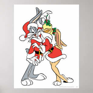 KRYP BUNNY™ och Lola Mistletoe Kiss Poster