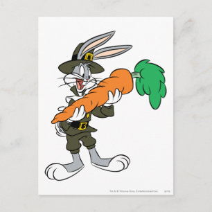 KRYP BUNNY™ Pilgrim Thanksgiving Morot Helg Vykort