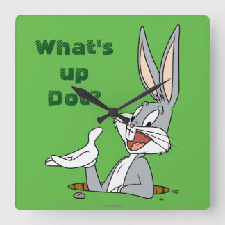 KRYP BUNNY™ Rabbit Hål Fyrkantig Klocka