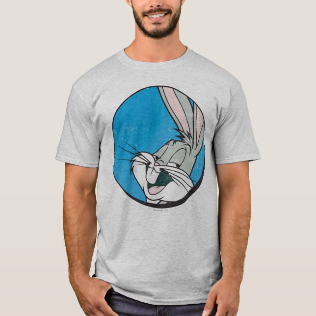 KRYP BUNNY™ Retro Blue - patch Tröja (Framsida)