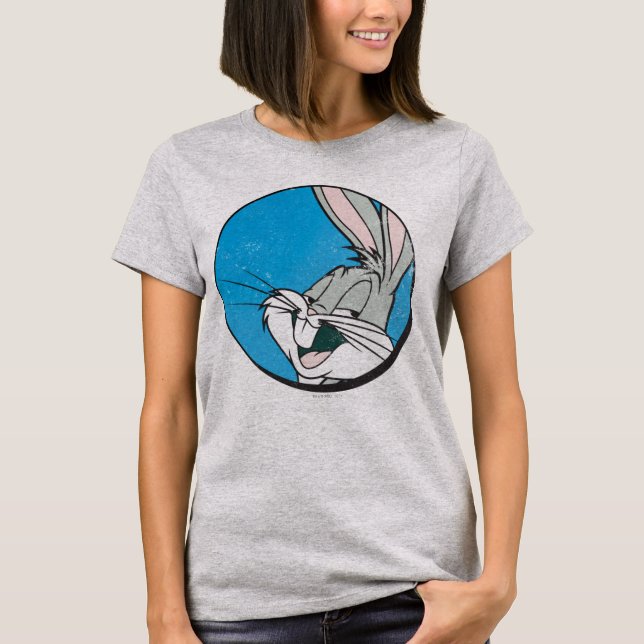 KRYP BUNNY™ Retro Blue - patch Tröja (Framsida)