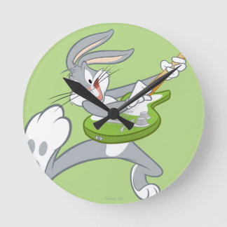 KRYP BUNNY™ Rocking on Guitar Rund Klocka