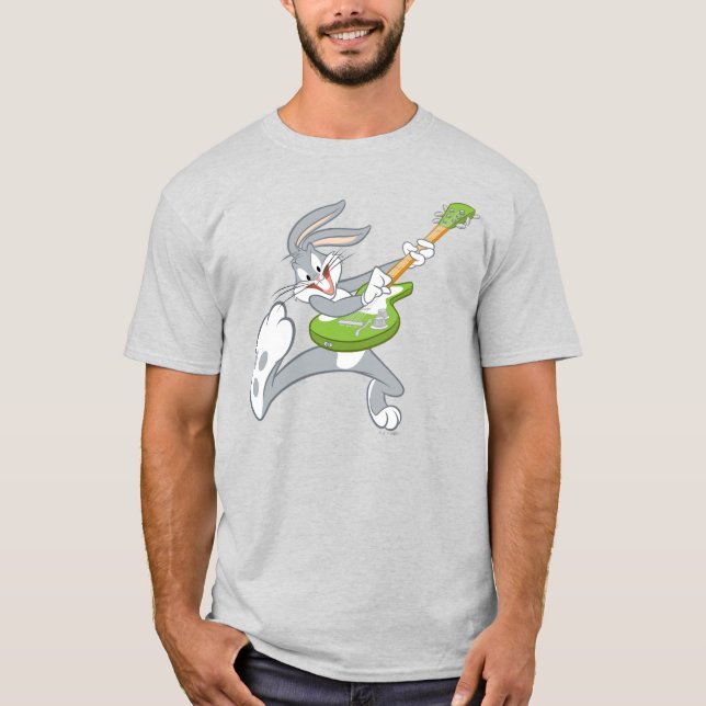 KRYP BUNNY™ Rocking on Guitar Tröja (Framsida)