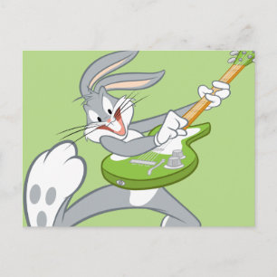 KRYP BUNNY™ Rocking on Guitar Vykort
