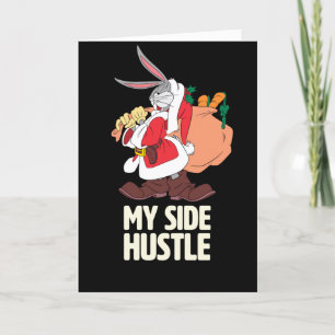 KRYP BUNNY™ Santa "My Side Hustle" Helgkort
