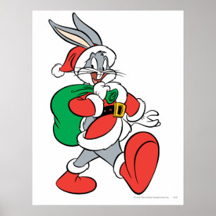 KRYP BUNNY™ Santa Poster