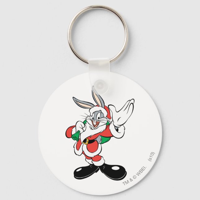 KRYP BUNNY™ Santa Wave Nyckelring (Framsida)