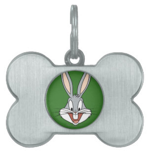 KRYP BUNNY™ Smildrande Ansikte Namnbricka Husdjur