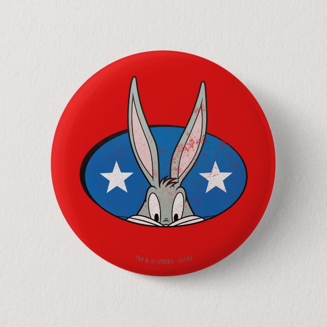 KRYP BUNNY™ Stars Badge Knapp (Framsida)