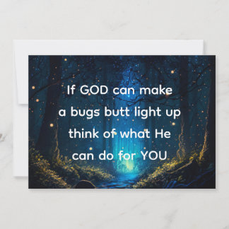 Kryp Butlight Up Firefly Lightning kryp Funny Kort