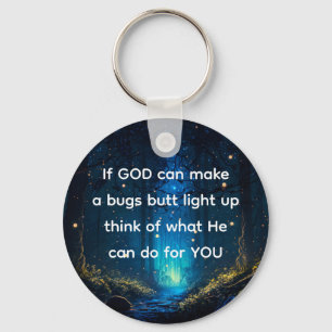 Kryp Butlight Up Firefly Lightning kryp Funny Nyckelring