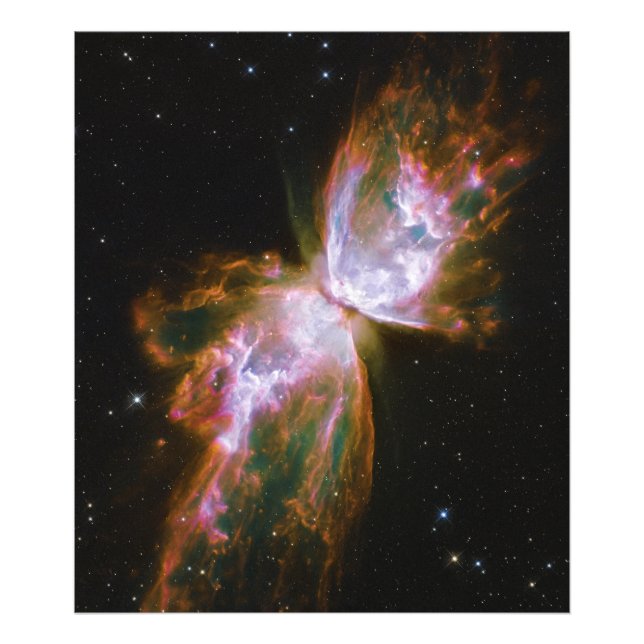 Kryp Butterfly Nebula NGC 6302 Caldwell 69 Fototryck (Framsidan)