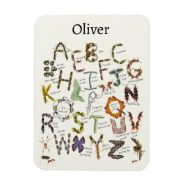 Kryp Decor - Kryp Alphabet för barn Magnet