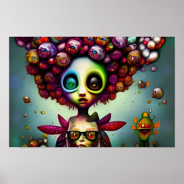 Kryp Egg Head Ricaso Nightmare Series Poster (Framsidan)
