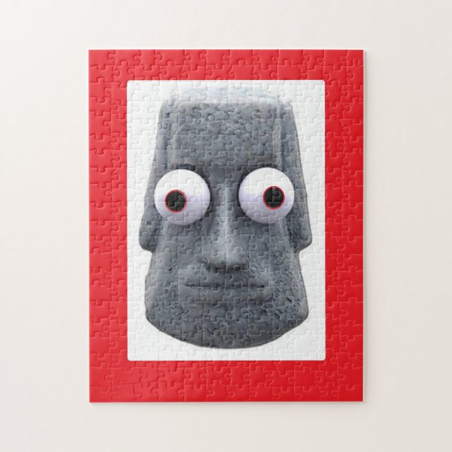 Kryp-Eyed Moai'd Novelty Pussel (Vertikal)