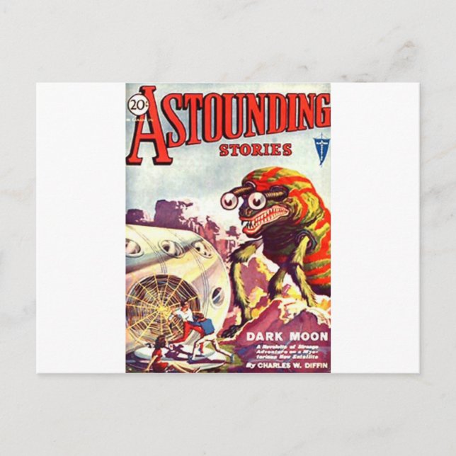 Kryp Eyed Monster Vykort (Framsida)