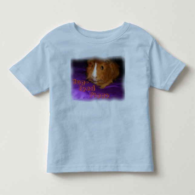 Kryp-Eyed Piggy Guinea Gris Shirts Tee (Framsida)