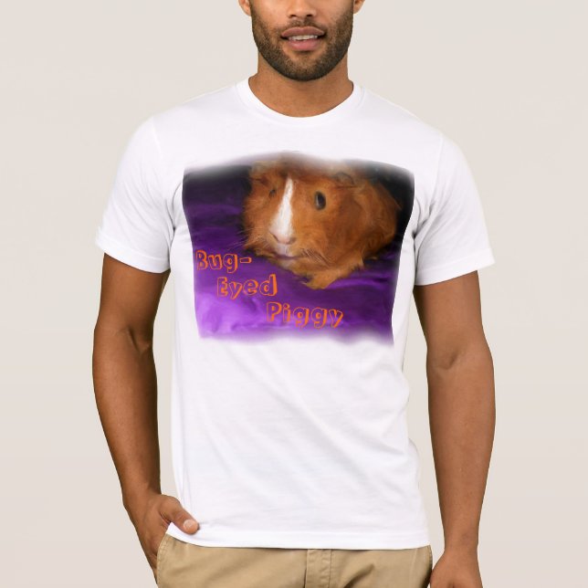 Kryp-Eyed Piggy Guinea Gris Shirts Tröja (Framsida)