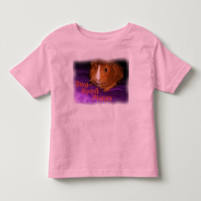 Kryp-Eyed Piggy Guinea Gris Shirts Tröja (Framsida)