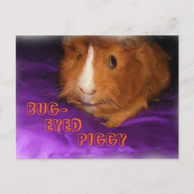KRYP-EYED PIGGY-vykort Vykort (Framsida)
