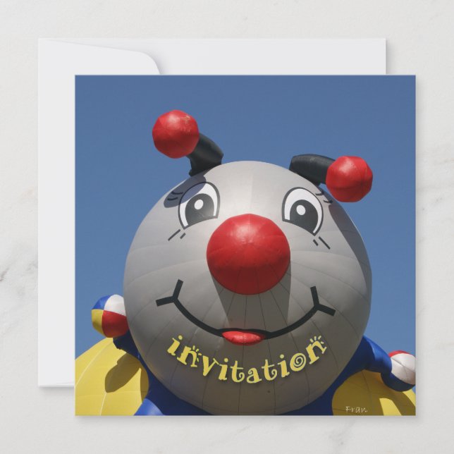 kryp födelsedagsfest inbjudan (Framsida)