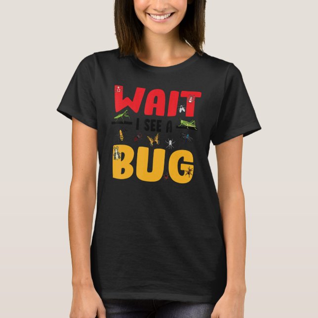 Kryp För manar Women Insekt Ladybug Science Entomo T Shirt (Framsida)