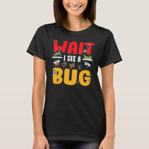 Kryp För manar Women Insekt Ladybug Science Entomo T Shirt