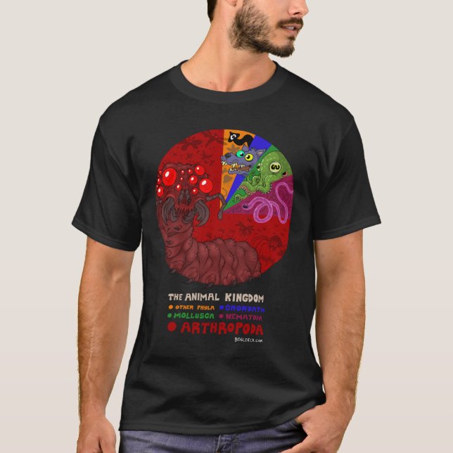 Kryp härskar världen t-shirt (Framsida)