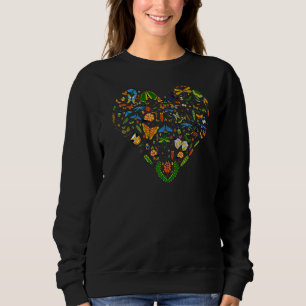 Kryp Heart Kryp-Insekten mycket Kryp T Shirt