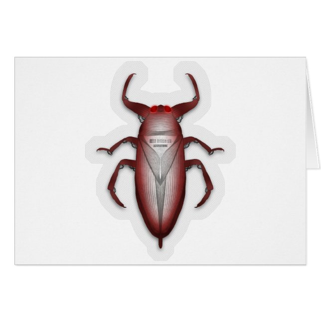 Kryp i kodifiera… hälsningskort (Framsidan Horizontal)