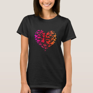 Kryp Insekt Heart Entomolog T Shirt